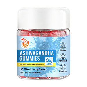 Gomitas de Ashwagandha de Marca Privada OEM con Suplemento de GABA, Salud Inmunológica, Equilibrio de Niveles de Cortisol, Apoyo para la Relajación - Product Image 1