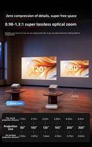 Proyector Inteligente Portátil Ligero de Ultra Alta Definición Dangbei D7X Pro 1080P 3D para Uso Doméstico, <span class=keywords><strong>TV</strong></span> Láser - Product Image 5