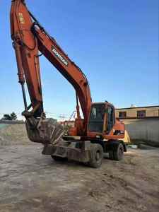 Excavadora Doosan de segunda mano bien conservada, excavadora hidráulica Doosan de rueda de DH210W-7 a la venta - Product Image 3