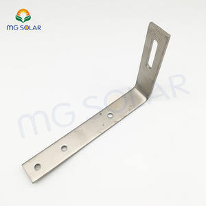 Cadre de <span class=keywords><strong>panneau</strong></span> <span class=keywords><strong>solaire</strong></span> PV pour montage sur toit en <span class=keywords><strong>tuile</strong></span> plate Crochet de toit en <span class=keywords><strong>tuile</strong></span> de bardeaux en acier inoxydable de haute qualité - Product Image 5