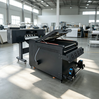 Imprimante DTF à encre blanche pour transfert thermique sur film PET, machine d'impression de t-shirts DTF I3200 avec machine à secouer la poudre