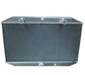 Radiador de refrigeración del motor compatible con serie 3 III <span class=keywords><strong>V12</strong></span> 5.3L M/T 1971-1974 aluminio 56mm - Product Image 1