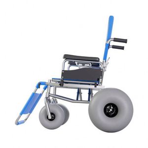 Canne de plage en acier inoxydable argenté, multi-terrain, adaptable, confortable, sûre, pratique, réglable en hauteur, ISO13485 - Product Image 5