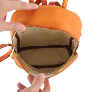 กระเป๋าเป้สะพายหลังผู้หญิงสไตล์เกาหลีย้อนยุคความจุขนาดใหญ่มีซิปสำหรับคุณแม่เด็กทารกนอกสถานที่ซับในด้วยผ้าฝ้าย - Product Image 5