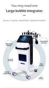 Máquina de Hidrodermoabrasión con Oxígeno de 7 Puntas para Extracción de Puntos Negros y Blanqueamiento de la Piel, Spray de Oxígeno, Dermoabrasión con Agua, Spa de Belleza - Product Image 3