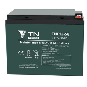 Factory Direct 12V58Ah Lead-Acid VRLA Battery Open Power <b>Tools</b> Home Appliances Golf <b>Carts</b> Automotive Lighting Good Cheap China - Product Image 3