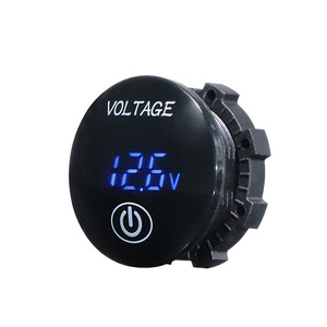 Voltmètre à affichage Led 12-24V DC 0-30V monophasé IP65 universel pour voitures, motos, bateaux - Product Image 5