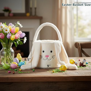Sacs en peluche pour enfants en gros, sacs à main pour filles, autres sacs de rangement, sacs fourre-tout, paniers de Pâques en peluche - Product Image 4
