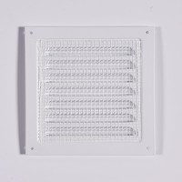 Rejilla de Ventilación Cuadrada Moderna de Aleación de Aluminio, Duradera, Fácil de Instalar, Rejilla de Ventilación de Pared para HVAC, Rejilla de Ventilación para Pared Exterior