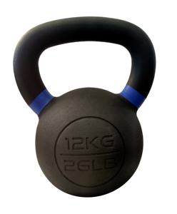 Commercio all'ingrosso della fabbrica polvere rivestito in ghisa Kettlebell con <span class=keywords><strong>Scrip</strong></span> di colore per allenamento in palestra - Product Image 3