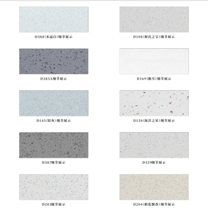 Hạt tinh thể màu trắng mịn đá thạch anh nhân tạo tấm thân thiện với môi trường không thấm nước Countertop tường/sàn cho khách sạn/phòng ngủ sử dụng - Product Image 3