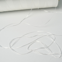 Filament torsadé UHMWPE 600D à haute résistance spécifique et faible glissement, matière première pour la tissage de cordes de tir à l'arc