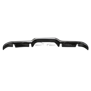 Real Carbon Rear Diffuser for Honda for Civic 10th FK7 Hatchback 2017-2021 New B Style Spoiler <b>Splitter</b> and Bumper Lip Fins - Product Image 2
