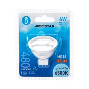 Lampada LED MR16 COB 6W, ad alta efficienza energetica, luce brillante e duratura, ideale per l'illuminazione di interni ed esterni. - Product Image 3