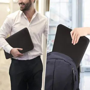 कस्टम लोगो आकार मुद्रित निविड़ अंधकार जिपर Neoprene 13 14 15.6 इंच के लैपटॉप कंप्यूटर आस्तीन शीतल मामले को कवर बैग के लिए मैकबुक