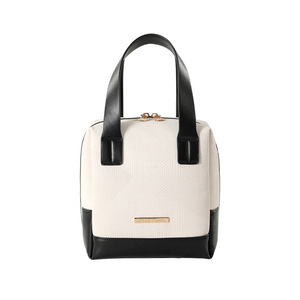 Bolsa de cosméticos portátil para mujer, bolsa de almacenamiento de artículos de tocador rectangular de gran capacidad para viajes, uso diario, diseño con bloques de color - Product Image 5
