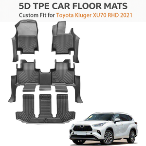 Alfombrillas de Coche TPE Ecológicas Hechas a Medida para Toyota Kluger XU70 RHD 2021 |   Juego Completo Impermeable para Todo Clima OEM - Product Image 1