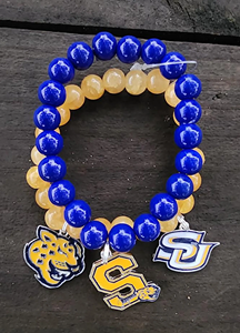 Pulsera con abalorios <span class=keywords><strong>de</strong></span> la universidad HBCU ASU Braves <span class=keywords><strong>de</strong></span> Alcorn State, pulsera con abalorios <span class=keywords><strong>de</strong></span> la universidad JSU <span class=keywords><strong>de</strong></span> Mississippi Valley State, pulsera con abalorios <span class=keywords><strong>de</strong></span> la universidad SU Tiger. - Product Image 5