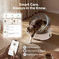 Kotak Pasir Kucing Otomatis Neakasa M9 dengan Sistem Pembersihan Rotasi Miring untuk Rumah dengan Banyak Kucing dan Perawatan Hewan Peliharaan Modern untuk Kucing Dalam Ruangan.