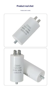 Condensateur <span class=keywords><strong>CBB60</strong></span> pour lave-linge, condensateur de fonctionnement 250 Vca <span class=keywords><strong>50</strong></span>/60 Hz - Product Image 4