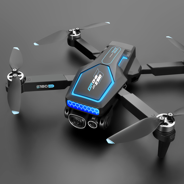 HOT S180 Max Brushless Racing Drone 3 Cameras HD Obstacle Avoidance WIFI FPV Quadcopter Optical Flow Positioning Helicopter