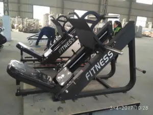 Fornecimento de equipamentos de fitness máquina de esporte máquina de exercício equipamentos de ginástica placa de carregamento máquina de prensa de perna de 45 graus