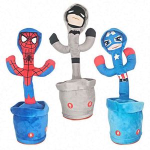 Unisex Cute Dancing Cactus <b>Bear</b> Plush Soft Christmas Gift with Rotating Feature for Birthdays Cactus Dancing Toy Dancing and Sin - Product Image 3