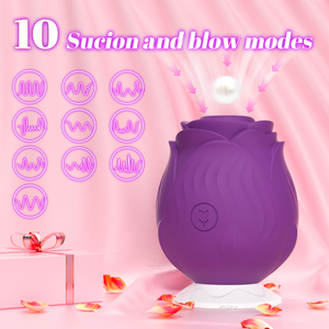 Vente chaude Étanche Silicone Clitoris Sucer Mamelon Stimulateur Clit Sucker Rose Vibrateur - Product Image 2