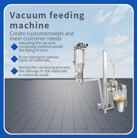 Convoyeur de poudre minérale lourde, alimentateur de matériaux réfractaires haute capacité, système d'aspiration sous vide à fonctionnement continu pour déchets