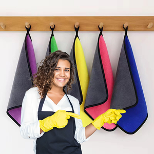 Produttore tessuto personalizzato <span class=keywords><strong>microfibra</strong></span> panno per la pulizia della casa micro fibra magico per la pulizia del vetro della finestra panno - Product Image 1