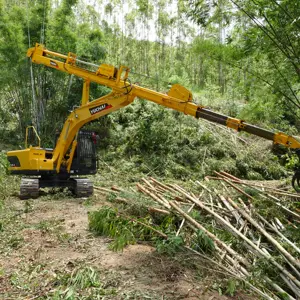 21m/23m/25m Teleskop-Stick-Kran 360 Grad Forstholz-Kran Holzbrausenmaschine für Forstmaschinen