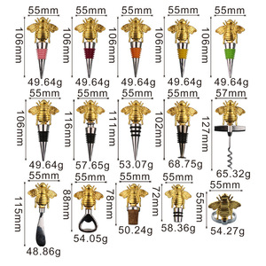 Bee Zinc Alloy <b>Wine</b> <b>Stopper</b> 4 In 1 Multi Function Bottle Opener Corkscrew Set - Product Image 5