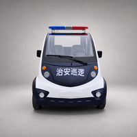 Voiture de patrouille électrique 4 places 48V 60V 72V pour le campus, la communauté, les centres de villégiature, les hôtels et la sécurité