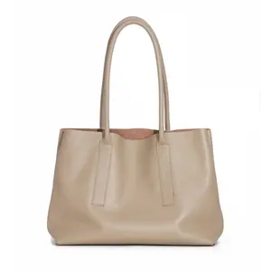 Nieuwe Mode Retro Stijl Volnerf Koe Lederen Dames Tote Boodschappentas