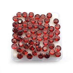 Natural Red <b>Garnet</b> Round Cut Faceted Loose Gemstones For Jewelry Making 4.5mm IGI Certified Mozambique Round <b>Garnet</b> Stone Bulk - Product Image 2