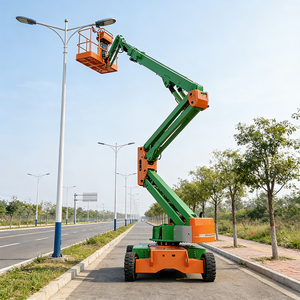 Nouveau modèle très demandé : Nacelle élévatrice articulée électrique autopropulsée Rong Yu JT-GZ0406, hauteur <span class=keywords><strong>de</strong></span> travail 4-22m, bras hydraulique courbé - Product Image 2