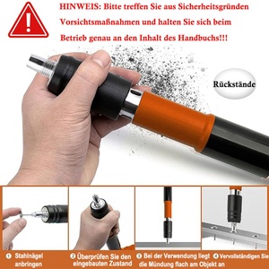 Pistola de grapas mini, pistola de clavos naranja, silenciador para pistola de grapas, pistola de grapas para hormigón, suministro fuerte para comercio exterior - Product Image 4