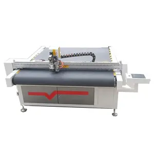 China 6090 Lederen Snijmachine Plastic Lederen Riem Snijmachine Oscillerende Mes Lederen Snijder