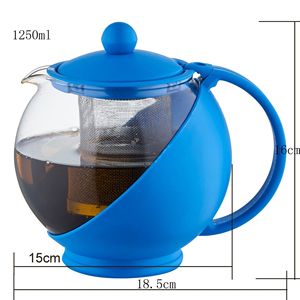 Juego de Té y Café Moderno con Rotación Automática, Tetera de Vidrio Borosilicato con Infusor de Acero Inoxidable de Doble Pared y Silbato, ¡Gran Venta! - Product Image 5