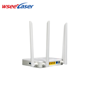 נתב סיב אופטי WSEELASER XR4200-L7 XPON Epon/Gpon ONU עם 4GE, VOIP, WIFI כפול, ONT, CATV, FTTH, SFP 20 ק\\\"מ, 5DBI, RJ45, 1550 ננומטר, פרוטוקול L3 - Product Image 4