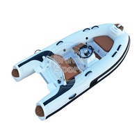 Petits bateaux gonflables à nervures en fibre de verre Hypalon/PVC durables de 300 pieds avec accessoires accueillis par les amateurs de sports de plein air