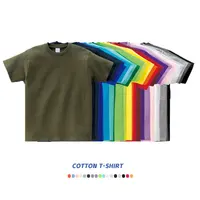 Camisetas Personalizadas de Alta Qualidade, Baixo Oem, Moq 230 Gramas, 100% Algodão, Simples, Unissex, Tamanho Grande