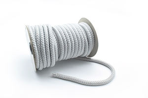 Cordon d'emballage personnalisé blanc en rouleau, 4 mm 16 mm, double tressage coton/nylon, corde épaisse tressée pour sacs et vêtements, écologique, haute ténacité - Product Image 4