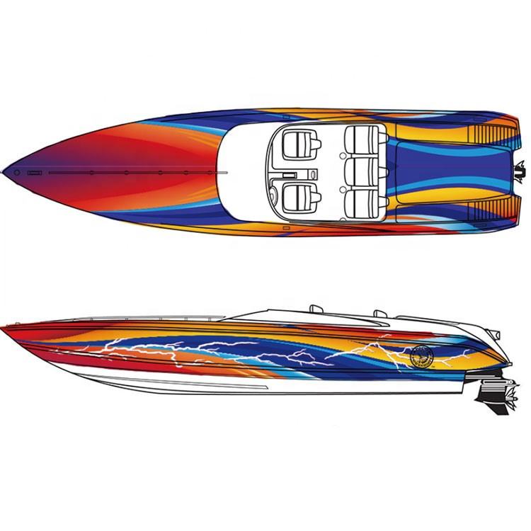 Rc Sous Marin CROIX RODS FISHING BASS BOAT VINYL CAR TRUCK