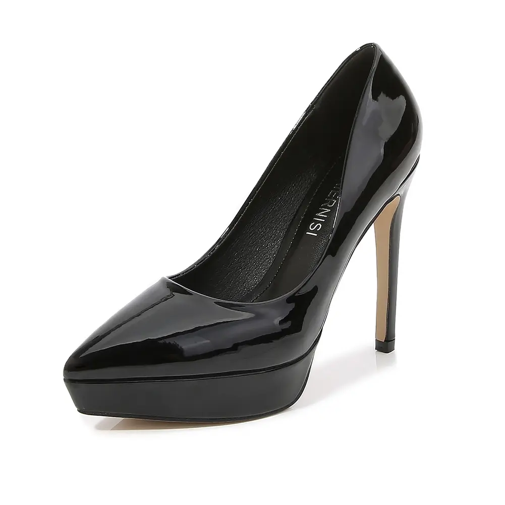Sh10859a-zapatos de vestir de alta calidad para mujer, tacones de 12cm para oficina