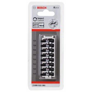 BOSCH - 2608522381 Impact Control T25 Insert Bit Pack (8 Uds.) -INSERTOS EAN 3165140912167 PARA PUNTAS DE ATORNILLADO - Product Image 1