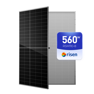 Paneles Solares Bifaciales PERC Risen <span class=keywords><strong>Titan</strong></span> Totalmente Negros de 535W 540W 545W 550W 555W 560W, Módulos Solares Monocristalinos - Product Image 1