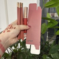Kit Lèvres Personnalisé 2 Pièces avec Logo – Gloss et Crayon à Lèvres Marque Privée, Rouge à Lèvres Imperméable Longue Tenue Anti-Bavures