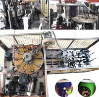 Machine de fabrication de papier jetable automatique, gobelets à vitesse moyenne, prix linéaire