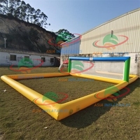 Équipement de jeu gonflable pour terrain de volley-ball Piscine de volley-ball flottante pour adultes et enfants Équipement d'amusement en plein air